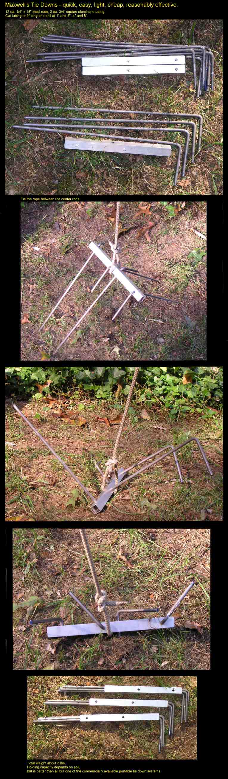 Maxwell's Aircraft Tie Downs