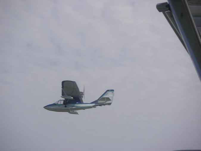 SeaRey flying on another's wing