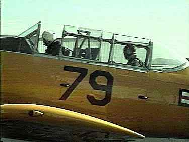 T-6 cockpit, side view